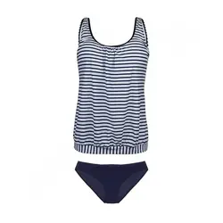 مایو شنا زنانه دوتکه دامنی Fashion Concept- 5387476 NZD | سفید/سرمه ای | پهلوان شاپ