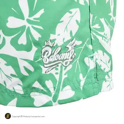 مایو شنا مردانه ساحلی BALCONY HMK | سبز/سفید | پهلوان شاپ