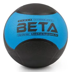 مدیسن بال بدنسازی 6 کیلویی بتا ITK DST | مشکی/آبی | پهلوان شاپ