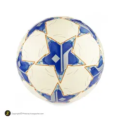 توپ فوتبال پاکستانی دوختی پاور ایکس طرح چمپیونزلیگ BRS | سفید/آبی | پهلوان شاپ