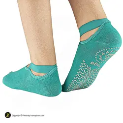 جوراب بدنسازی یوگا NIN016 | سبز روشن | پهلوان شاپ