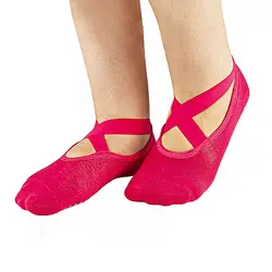 جوراب بدنسازی یوگا NIN016 | صورتی | پهلوان شاپ