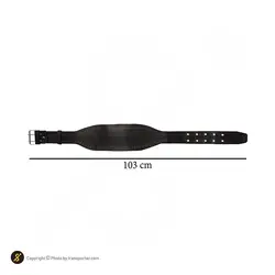 کمربند بدنسازی چرم HMDN MDM | مشکی | پهلوان شاپ