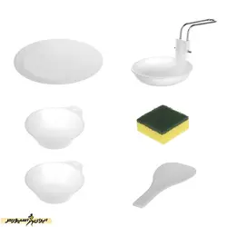 ست ظروف کوهنوردی اسنوهاک دو نفره درب شفاف مدل SN-D55 | طوسی | پهلوان شاپ