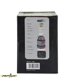 ست ظروف کوهنوردی اسنوهاک دو نفره درب شفاف مدل SN-D55 | طوسی | پهلوان شاپ