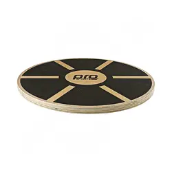 تخته تعادل چوبی بدنسازی یوگا پرو اسپرتز | مشکی/قهوه ای | پهلوان شاپ