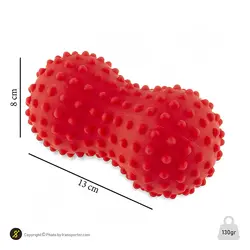 توپ بدنسازی ماساژ Peanut - 88K-066 | قرمز | پهلوان شاپ