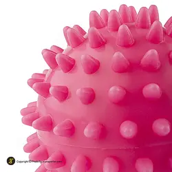 توپ بدنسازی ماساژ بال گلدن استار 7سانتیمتری Hard | صورتی | پهلوان شاپ