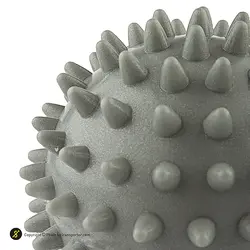 توپ بدنسازی ماساژ بال گلدن استار 7سانتیمتری Hard | طوسی | پهلوان شاپ