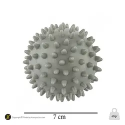 توپ بدنسازی ماساژ بال گلدن استار 7سانتیمتری Hard | طوسی | پهلوان شاپ