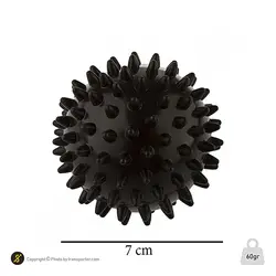 توپ بدنسازی ماساژ بال گلدن استار 7سانتیمتری Hard | مشکی | پهلوان شاپ