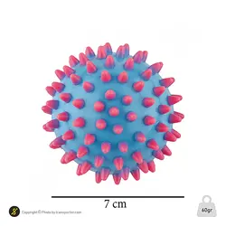 توپ بدنسازی ماساژ بال گلدن استار 7سانتیمتری Medium | آبی/صورتی | پهلوان شاپ