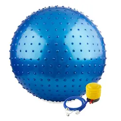 توپ بدنسازی سوییسی جیم بال فیزیوبال آجدار گلدن استار 75 سانتیمتری | آبی | پهلوان شاپ