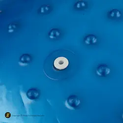 توپ بدنسازی سوییسی جیم بال فیزیوبال آجدار گلدن استار 85 سانتیمتری | آبی | پهلوان شاپ