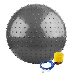 توپ بدنسازی سوییسی جیم بال فیزیوبال آجدار گلدن استار 75 سانتیمتری | طوسی | پهلوان شاپ