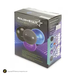 توپ بدنسازی سوییسی جیم بال فیزیوبال آجدار گلدن استار 85 سانتیمتری | صورتی | پهلوان شاپ