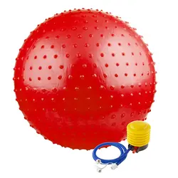 توپ بدنسازی سوییسی جیم بال فیزیوبال آجدار گلدن استار 75 سانتیمتری | قرمز | پهلوان شاپ