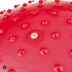 توپ بدنسازی سوییسی جیم بال فیزیوبال آجدار گلدن استار 85 سانتیمتری | قرمز | پهلوان شاپ