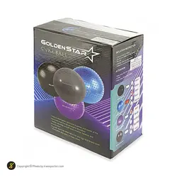 توپ بدنسازی سوییسی جیم بال فیزیوبال گلدن استار 85 سانتیمتری BRS | صورتی | پهلوان شاپ