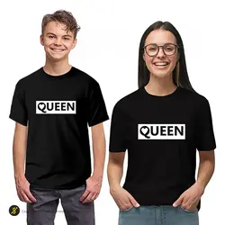 تیشرت ورزشی بدنسازی فشن لاین FTNS 147 | مشکی/سفید | پهلوان شاپ