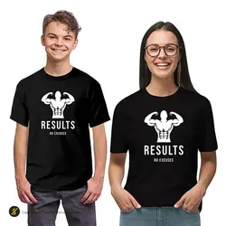 تیشرت ورزشی بدنسازی فشن لاین FTNS 156 | مشکی/سفید | پهلوان شاپ