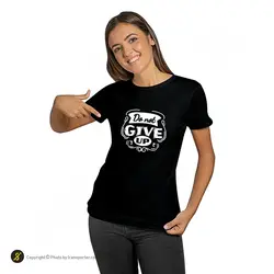 تیشرت ورزشی بدنسازی فشن لاین FTNS 155 | مشکی/سفید | پهلوان شاپ