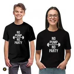 تیشرت ورزشی بدنسازی فشن لاین FTNS 165 | مشکی/سفید | پهلوان شاپ