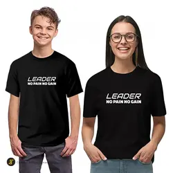 تیشرت ورزشی بدنسازی فشن لاین FTNS 169 | مشکی/سفید | پهلوان شاپ