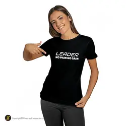 تیشرت ورزشی بدنسازی فشن لاین FTNS 169 | مشکی/سفید | پهلوان شاپ