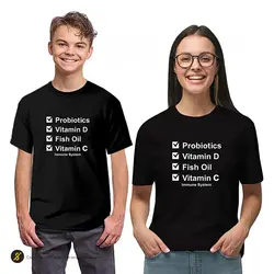 تیشرت ورزشی بدنسازی فشن لاین FTNS 183 | مشکی/سفید | پهلوان شاپ