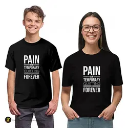 تیشرت ورزشی بدنسازی فشن لاین FTNS 188 | مشکی/سفید | پهلوان شاپ