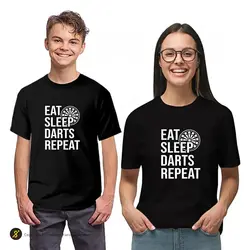 تیشرت ورزشی دارت فشن لاین DRT 01 | مشکی/سفید | پهلوان شاپ