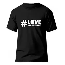 تیشرت ورزشی کشتی فشن لاین WRST 09 | مشکی/سفید | پهلوان شاپ