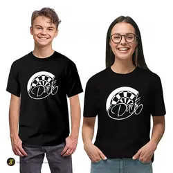 تیشرت ورزشی دارت فشن لاین DRT 10 | مشکی/سفید | پهلوان شاپ