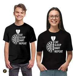 تیشرت ورزشی دارت فشن لاین DRT 11 | مشکی/سفید | پهلوان شاپ