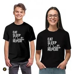 تیشرت ورزشی دارت فشن لاین DRT 14 | مشکی/سفید | پهلوان شاپ