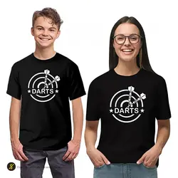 تیشرت ورزشی دارت فشن لاین DRT 17 | مشکی/سفید | پهلوان شاپ