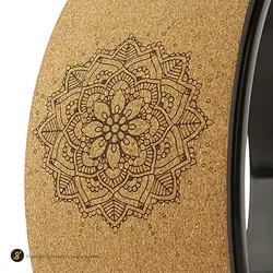 چرخ بدنسازی یوگا ویل گلدن استار 6063 | قهوه ای/مشکی | پهلوان شاپ