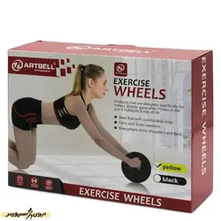 چرخ شکم بدنسازی کراس فیت آرت بل C01 | زرد | پهلوان شاپ