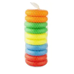 حلقه تقویت مچ دست بدنسازی MD 01 بسته ده عددی | چند رنگ | پهلوان شاپ