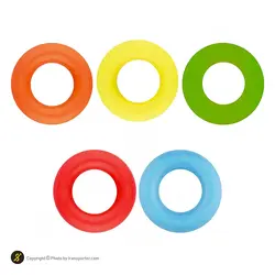 حلقه تقویت مچ دست بدنسازی MD 01 بسته ده عددی | چند رنگ | پهلوان شاپ