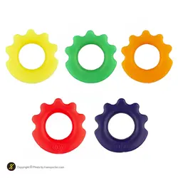 حلقه تقویت مچ دست بدنسازی MD 02 بسته ده عددی | چند رنگ | پهلوان شاپ