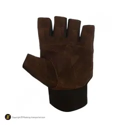 دستکش بدنسازی نیمه انگشتی جایکل گلاوز | مشکی | پهلوان شاپ