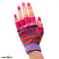 دستکش بدنسازی یوگا ترابند | سرخابی | پهلوان شاپ