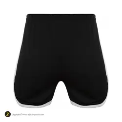 ست رکابی شلوارک مردانه بدنسازی پرشین گلف 01 CHG | سفید/مشکی | پهلوان شاپ