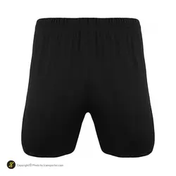 ست رکابی شلوارک مردانه بدنسازی پرشین گلف 01 CHG | مشکی/سفید | پهلوان شاپ