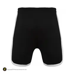 ست رکابی شلوارک مردانه بدنسازی پرشین گلف 02 CHG | سفید/مشکی | پهلوان شاپ