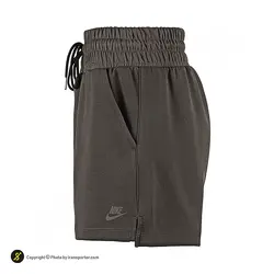 شلوارک ورزشی زنانه بدنسازی طرح نایک Just Do it 1241 | خاکستری | پهلوان شاپ