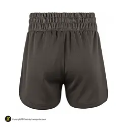 شلوارک ورزشی زنانه بدنسازی طرح نایک Just Do it 1241 | خاکستری | پهلوان شاپ