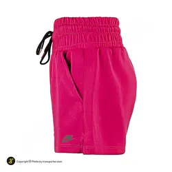 شلوارک ورزشی زنانه بدنسازی طرح نایک Just Do it 1241 | صورتی روشن | پهلوان شاپ